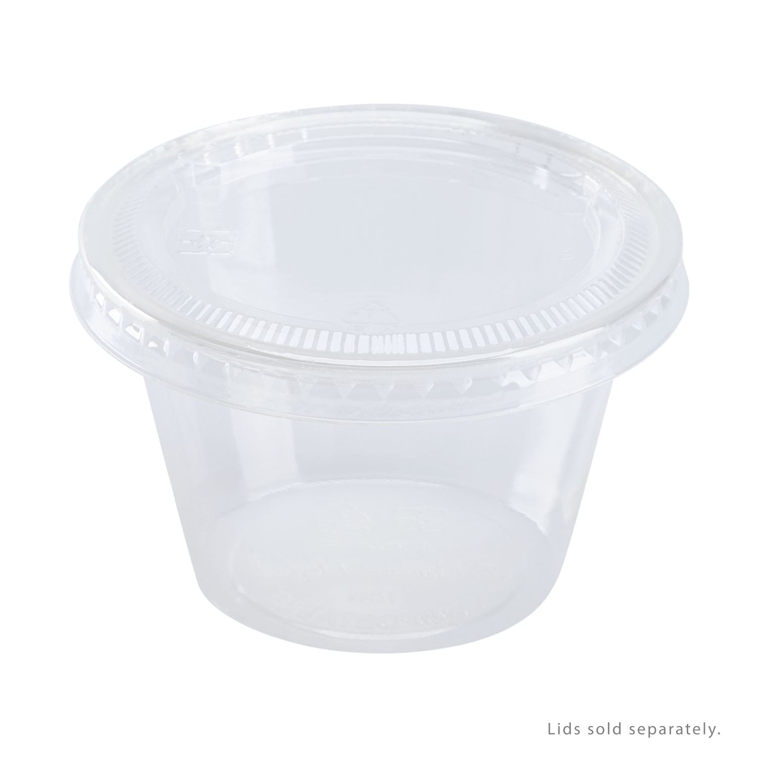 Wholesale 4 oz. PLA Portion Cups - Clear - 2,000 ct