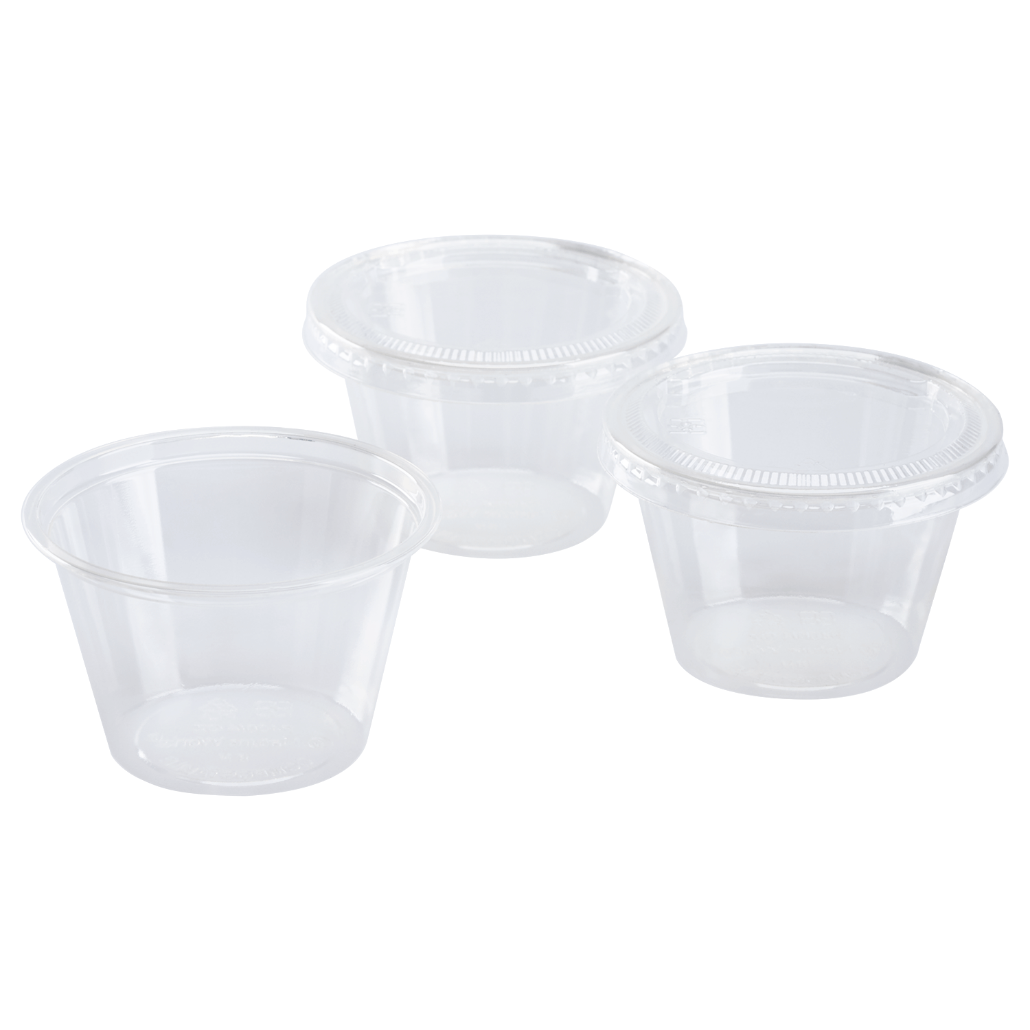 Wholesale 4 oz. PLA Portion Cups - Clear - 2,000 ct