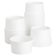 Wholesale 4 oz Eco-Friendly Paper Portion Cup White - 1,000 ct