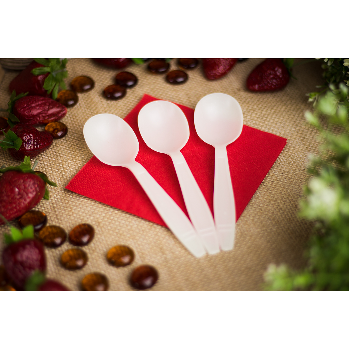 Wholesale Heavy Weight Bio-Based Soup Spoons - 1,000 ct