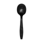 Wholesale Heavy Weight Bio-Based Soup Spoons Black - 1000 ct