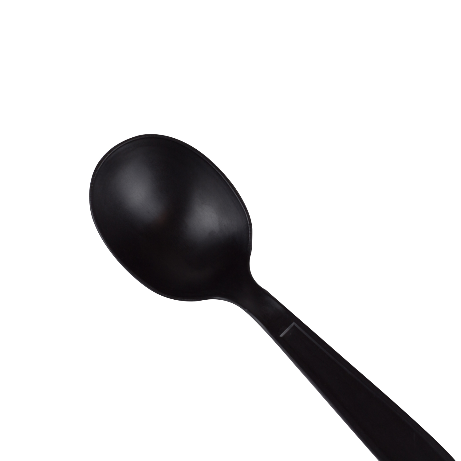 Wholesale Heavy Weight Bio-Based Soup Spoons Black - 1000 ct
