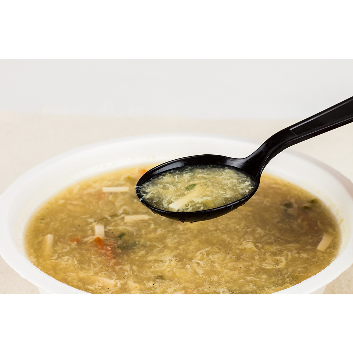 Wholesale Heavy Weight Bio-Based Soup Spoons Black - 1000 ct