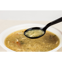 Load image into Gallery viewer, Wholesale Heavy Weight Bio-Based Soup Spoons Black - 1000 ct
