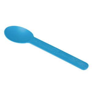 Wholesale Heavy Weight Bio-Based Spoons Teal Blue - 1,000 ct