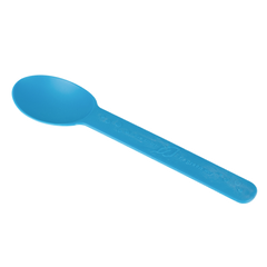 Wholesale Heavy Weight Bio-Based Spoons Teal Blue - 1,000 ct