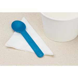 Wholesale Heavy Weight Bio-Based Spoons Teal Blue - 1,000 ct