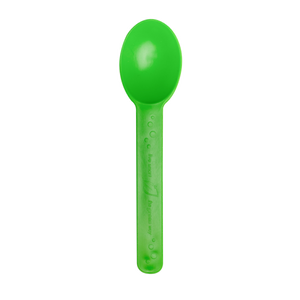 Wholesale Eco-Friendly Heavy Weight Bio-Based Spoons - Green - 1,000 ct