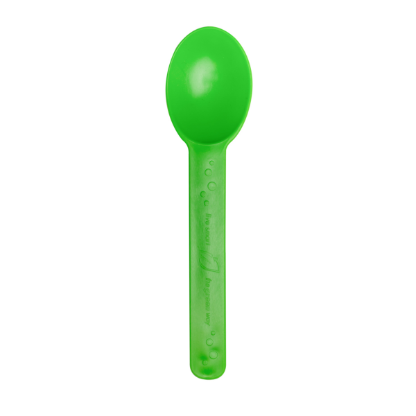 Wholesale Eco-Friendly Heavy Weight Bio-Based Spoons - Green - 1,000 ct
