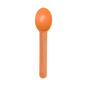 Wholesale Heavy Weight Bio-Based Spoons Tangerine Orange - 1,000 ct
