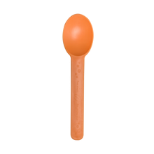Load image into Gallery viewer, Wholesale Heavy Weight Bio-Based Spoons Tangerine Orange - 1,000 ct
