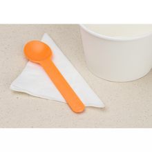 Load image into Gallery viewer, Wholesale Eco-Friendly Heavy Weight Bio-Based Spoons - Tangerine Orange - 1,000 ct
