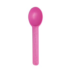 Wholesale Eco-Friendly Heavy Weight Bio-Based Spoons - Pink - 1,000 ct