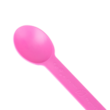Load image into Gallery viewer, Wholesale Eco-Friendly Heavy Weight Bio-Based Spoons - Pink - 1,000 ct

