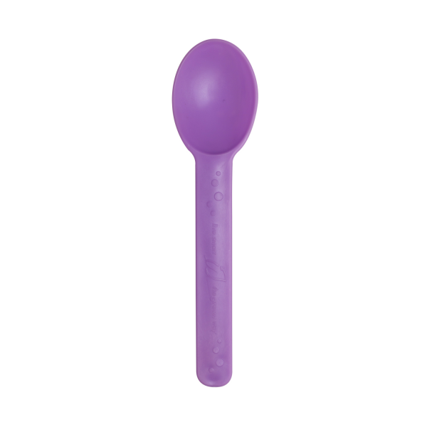 Wholesale Eco-Friendly Heavy Weight Bio-Based Spoons - Lavender Purple - 1,000 ct