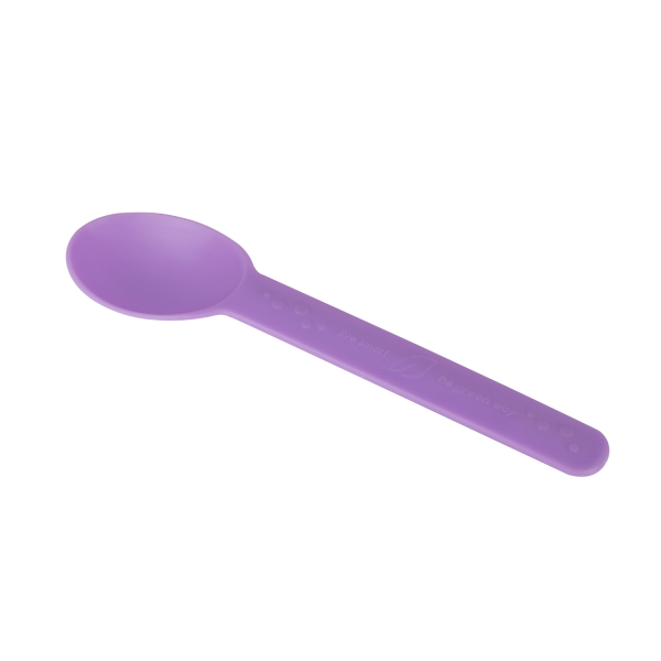 Wholesale Eco-Friendly Heavy Weight Bio-Based Spoons - Lavender Purple - 1,000 ct