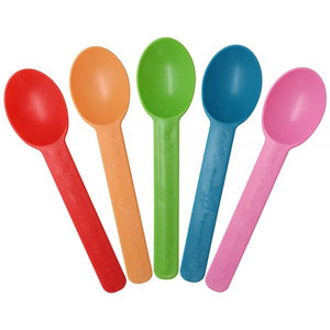 Wholesale Eco-Friendly Heavy Weight Bio-Based Spoons - Rainbow - 1,000 ct