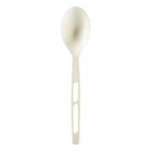 Load image into Gallery viewer, Wholesale WRAPPED CPLA Compostable Tea Spoon, Heavy Weight White - 750 ct
