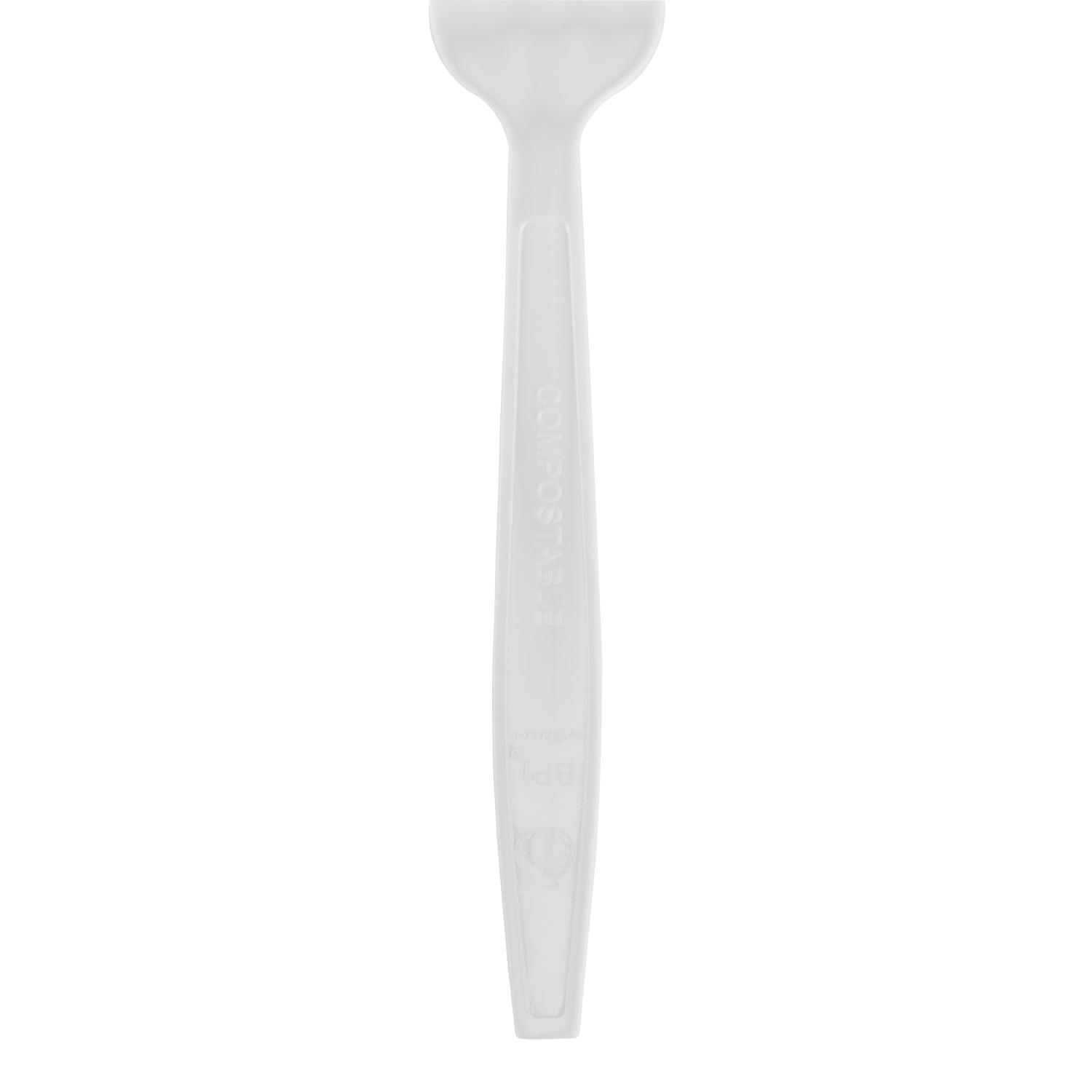 Wholesale PLA Medium-Heavy Weight Compostable Forks Bulk Box - 1,000 ct