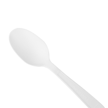 Load image into Gallery viewer, Wholesale PLA Medium-Heavy Weight Compostable Tea Spoons Bulk Box - 1,000 ct
