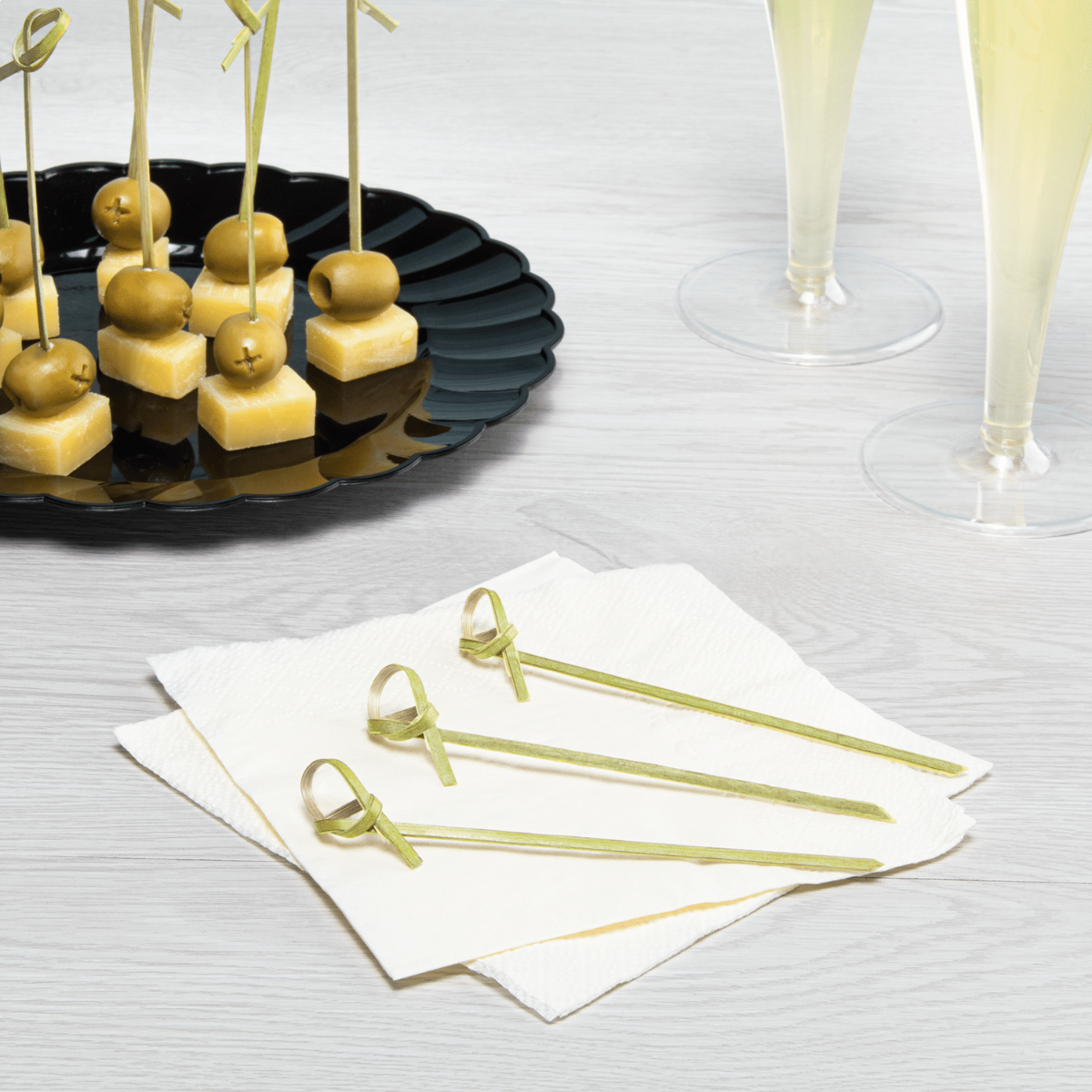 Wholesale 4" Bamboo Knot Skewer - 5,000 ct