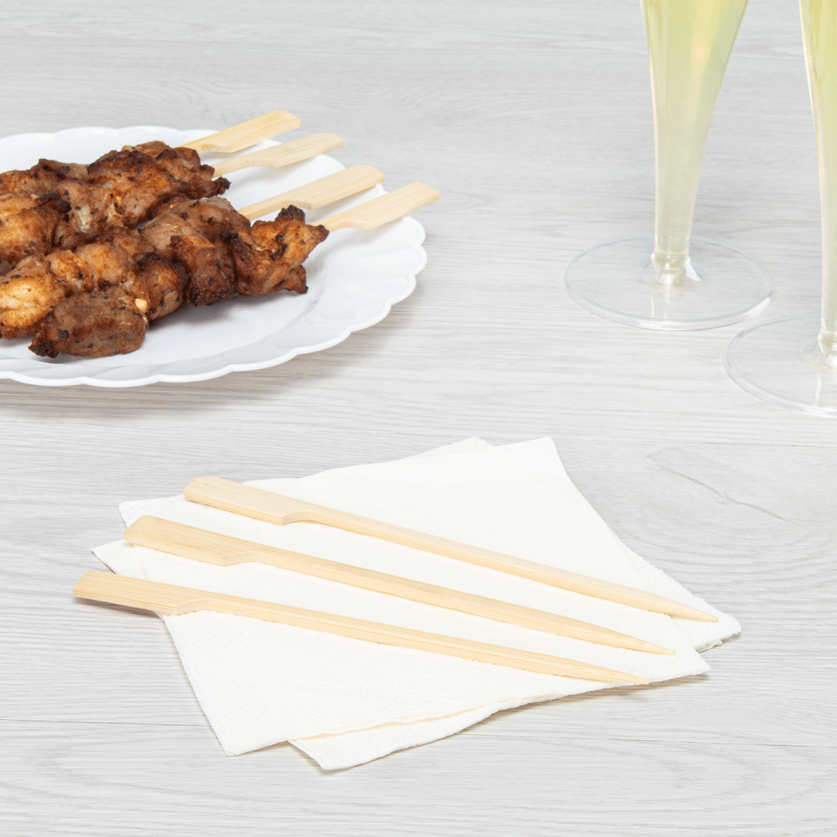 Wholesale 6" Bamboo Paddle Skewer - 5,000 ct