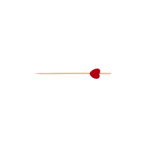 Wholesale 3.5'' Bamboo Pick, Red - 5,000 ct