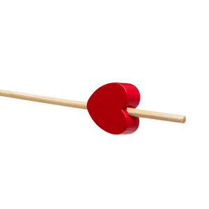 Wholesale 3.5'' Bamboo Pick, Red - 5,000 ct