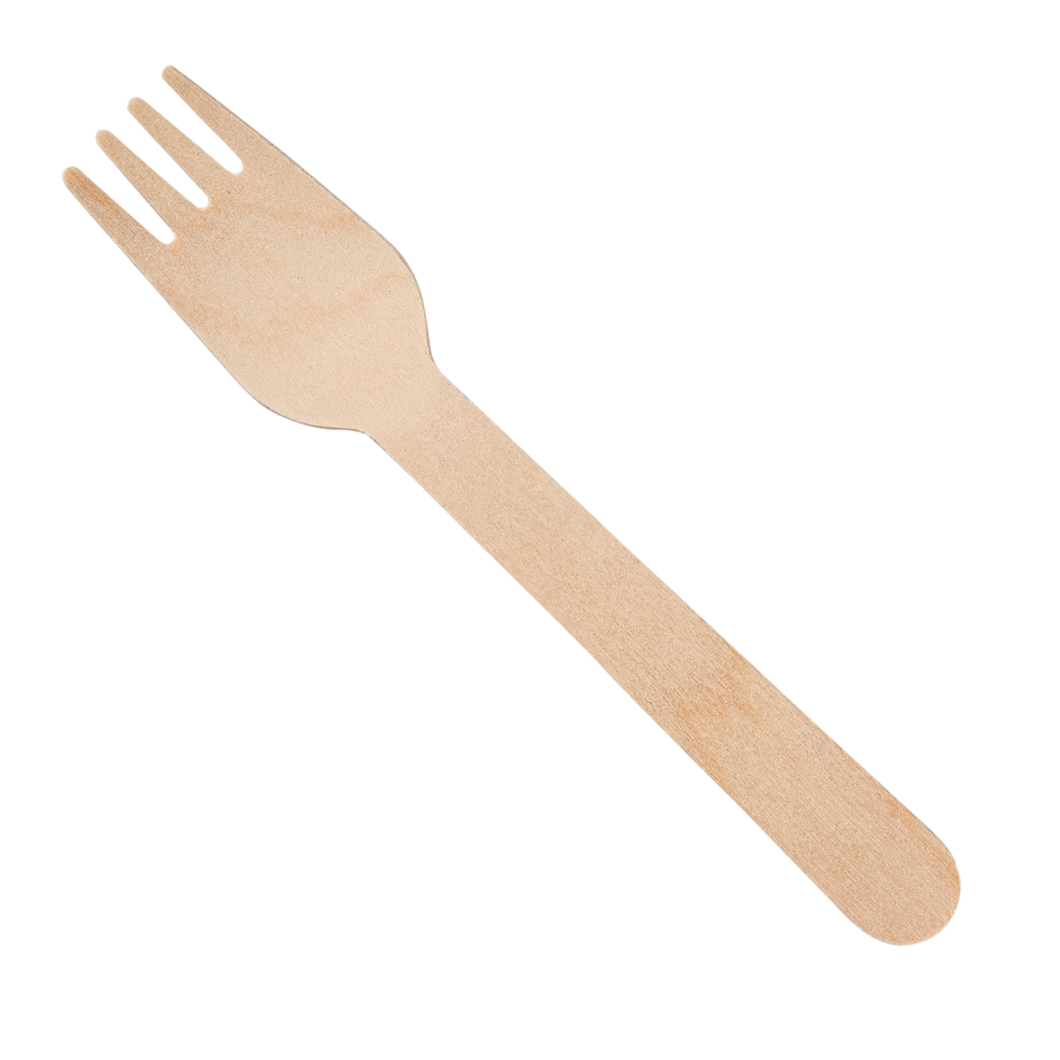 Wholesale Wooden Compostable Heavy Weight Fork - 1,000 ct