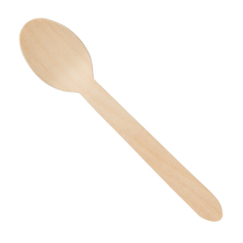 Load image into Gallery viewer, Wholesale Eco-Friendly Wooden Compostable Heavy Weight Spoon - 1,000 ct

