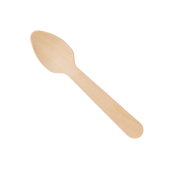 Wholesale Eco-Friendly Wooden Compostable Heavy Weight Tasting Spoon - 4,000 ct