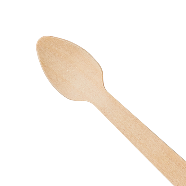 Wholesale Eco-Friendly Wooden Compostable Heavy Weight Tasting Spoon - 4,000 ct
