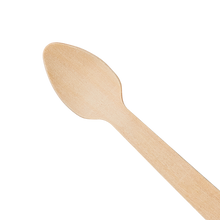Load image into Gallery viewer, Wholesale Eco-Friendly Wooden Compostable Heavy Weight Tasting Spoon - 4,000 ct
