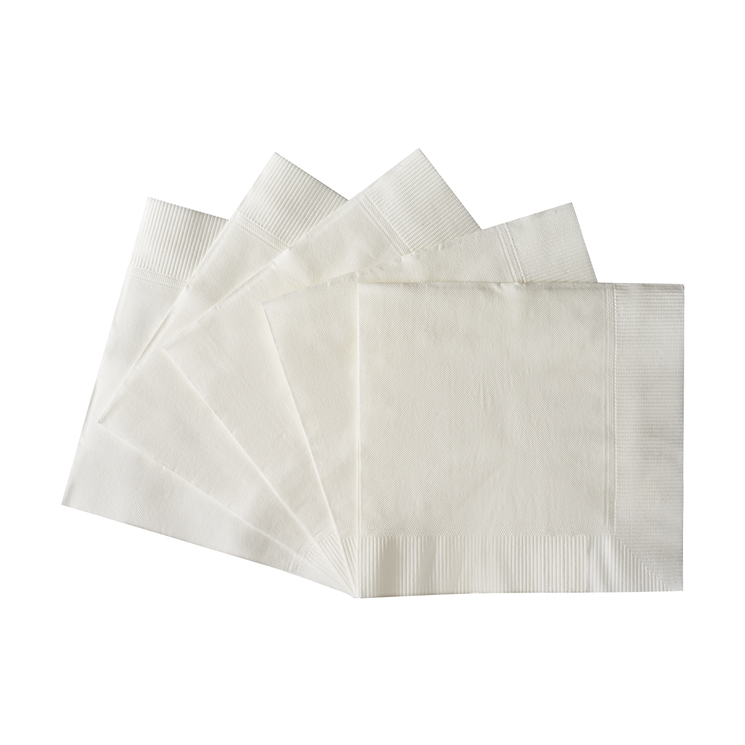Wholesale 10"x10" Premium Beverage Napkins White - 3,000 ct