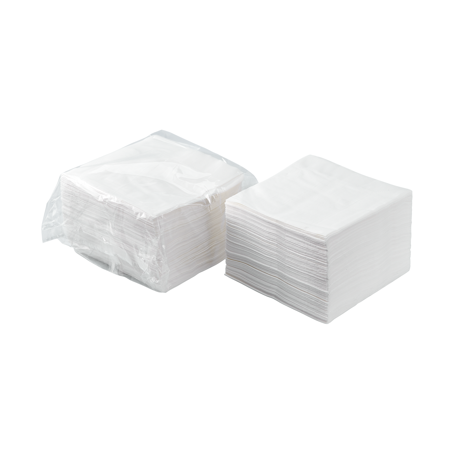 Wholesale 10"x10" Premium Beverage Napkins White - 3,000 ct