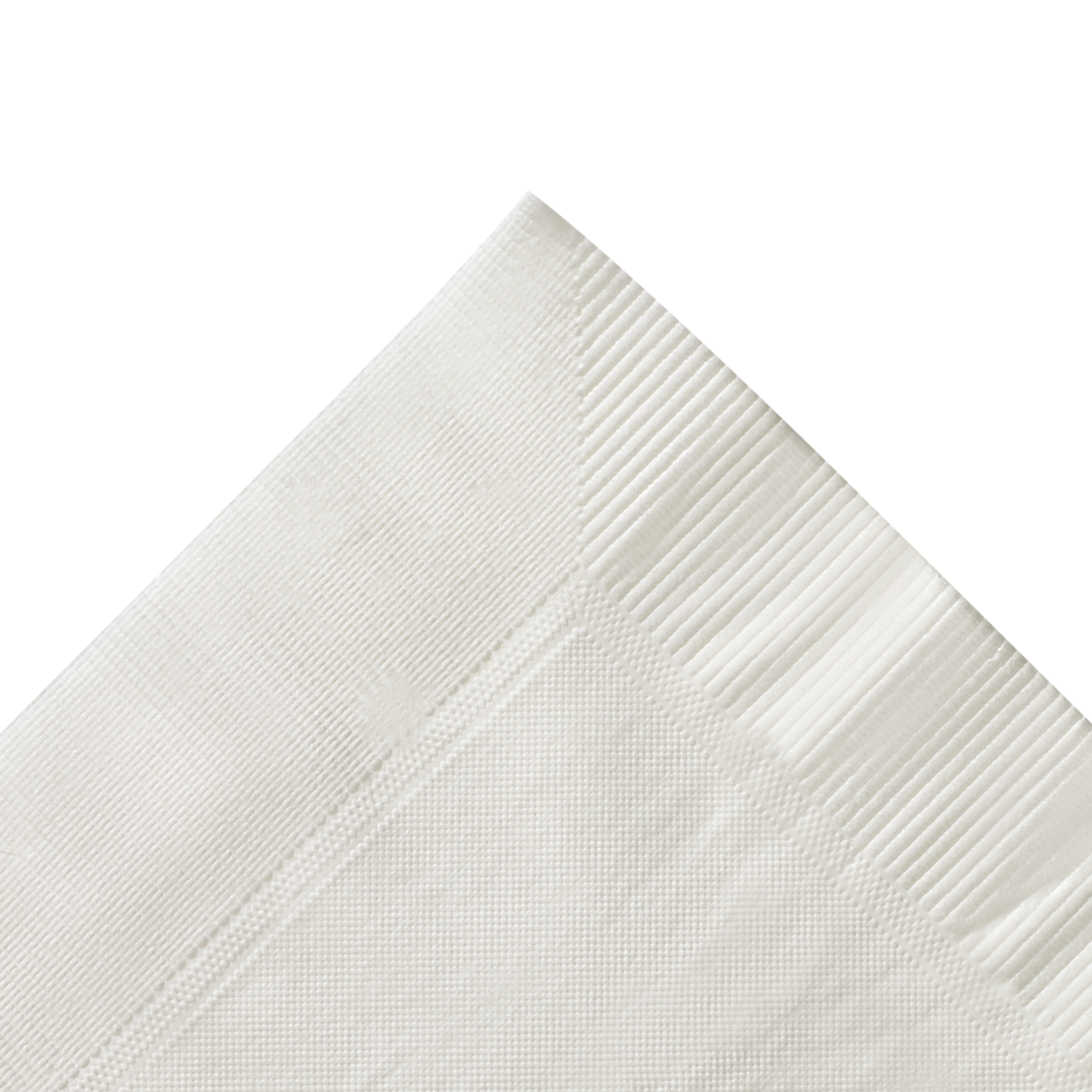 Wholesale 10"x10" Premium Beverage Napkins White - 3,000 ct