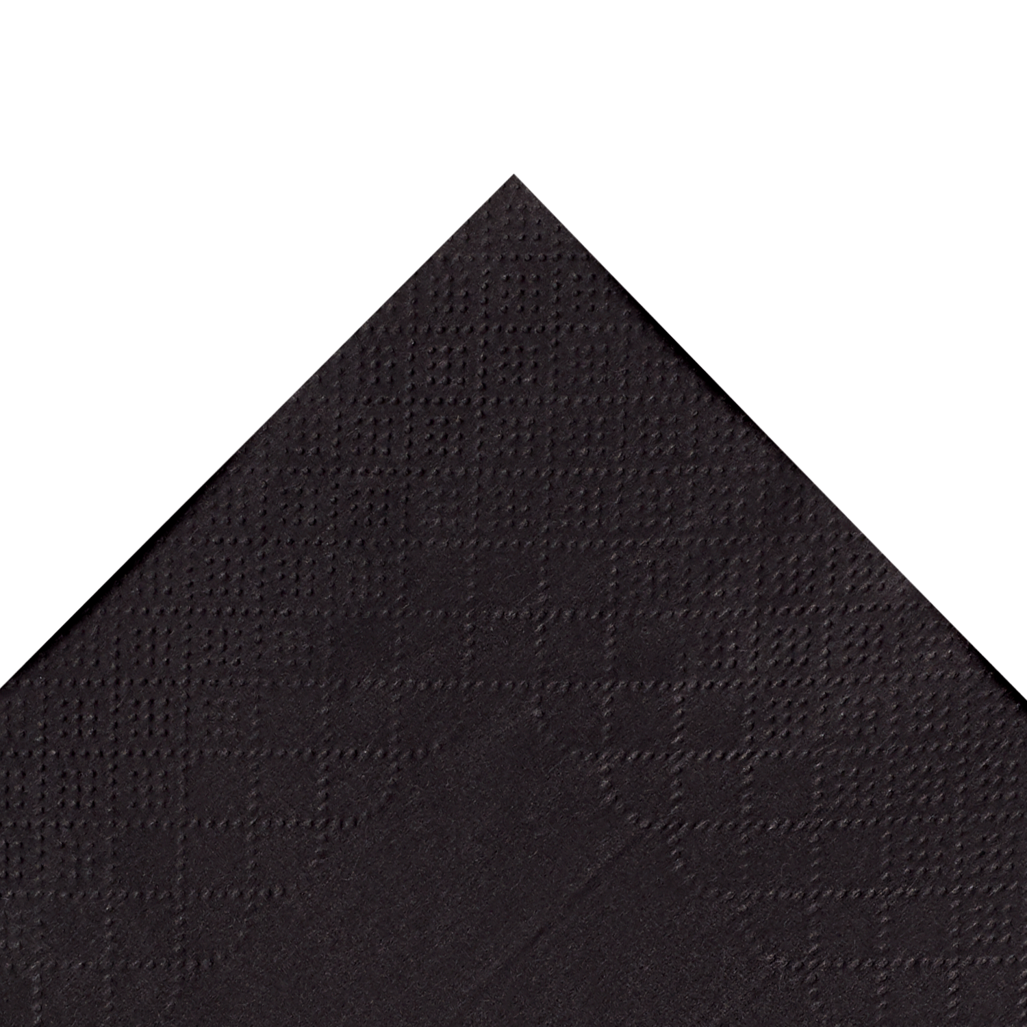 Wholesale 9.5"x9.5" Beverage Napkins Black - 1,000 ct