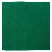 Load image into Gallery viewer, Wholesale 9.5&quot;x9.5&quot; Beverage Napkins - Green - 1,000 ct
