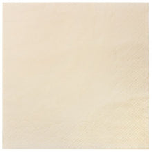 Load image into Gallery viewer, Wholesale 9.5&quot;x9.5&quot; Beverage Napkins - Ivory - 1,000 ct
