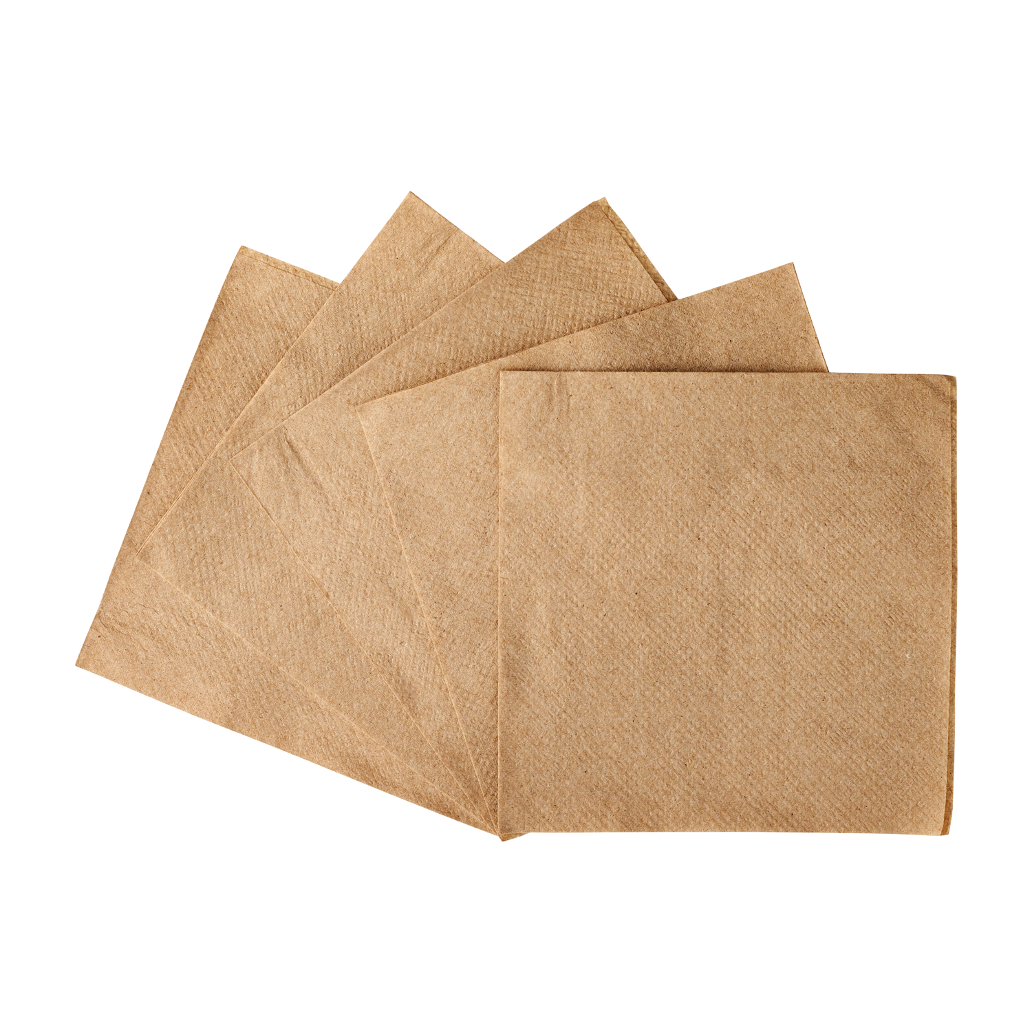 Wholesale 9"x9" Beverage Napkins - Kraft - 4,000 ct