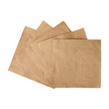 Load image into Gallery viewer, Wholesale 9&quot;x9&quot; Beverage Napkins - Kraft - 4,000 ct

