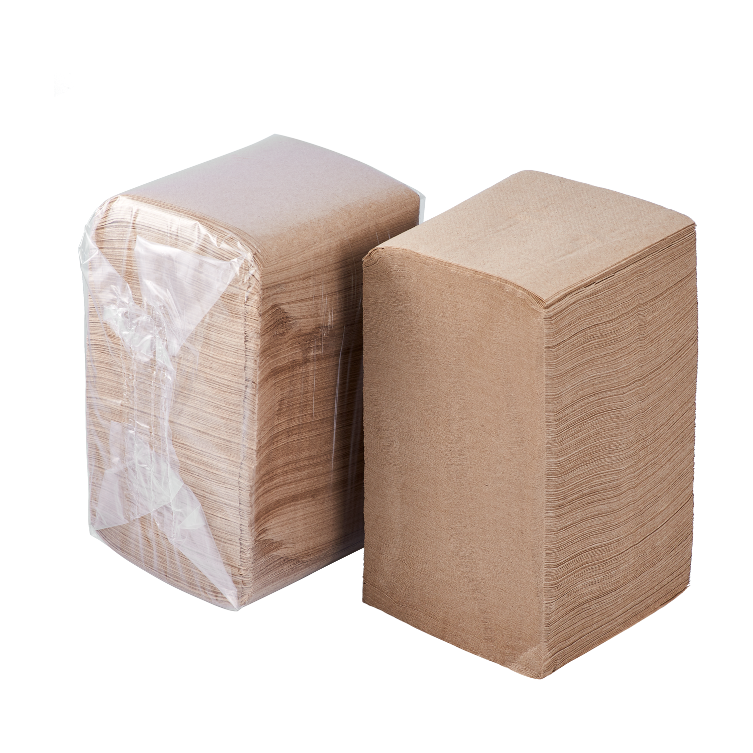 Wholesale 9"x9" Beverage Napkins - Kraft - 4,000 ct
