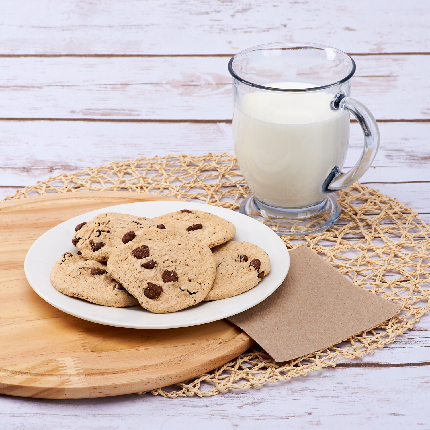 Wholesale 9"x9" Beverage Napkins - Kraft - 4,000 ct