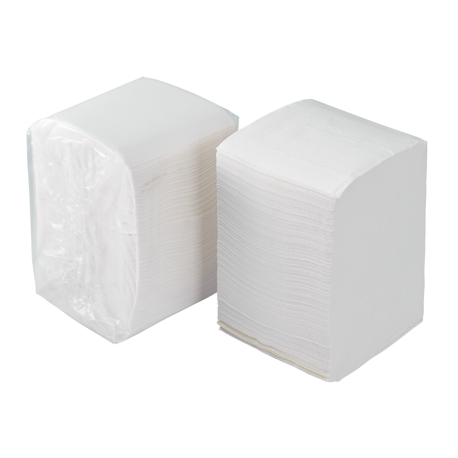Wholesale 9"x9" Beverage Napkins White - 4,000 ct