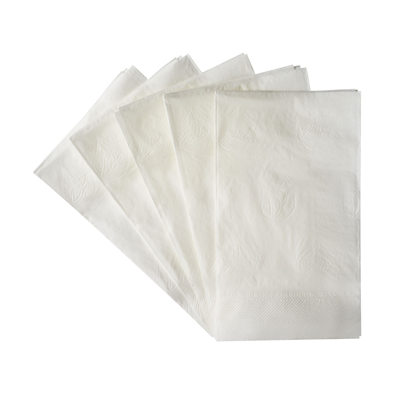 Wholesale 15"x17" 1 Ply Dinner Napkins White - 3,000 ct