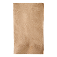 Load image into Gallery viewer, Wholesale 15&quot;x17&quot; 2 Ply Dinner Napkins - Kraft - 3,000 ct
