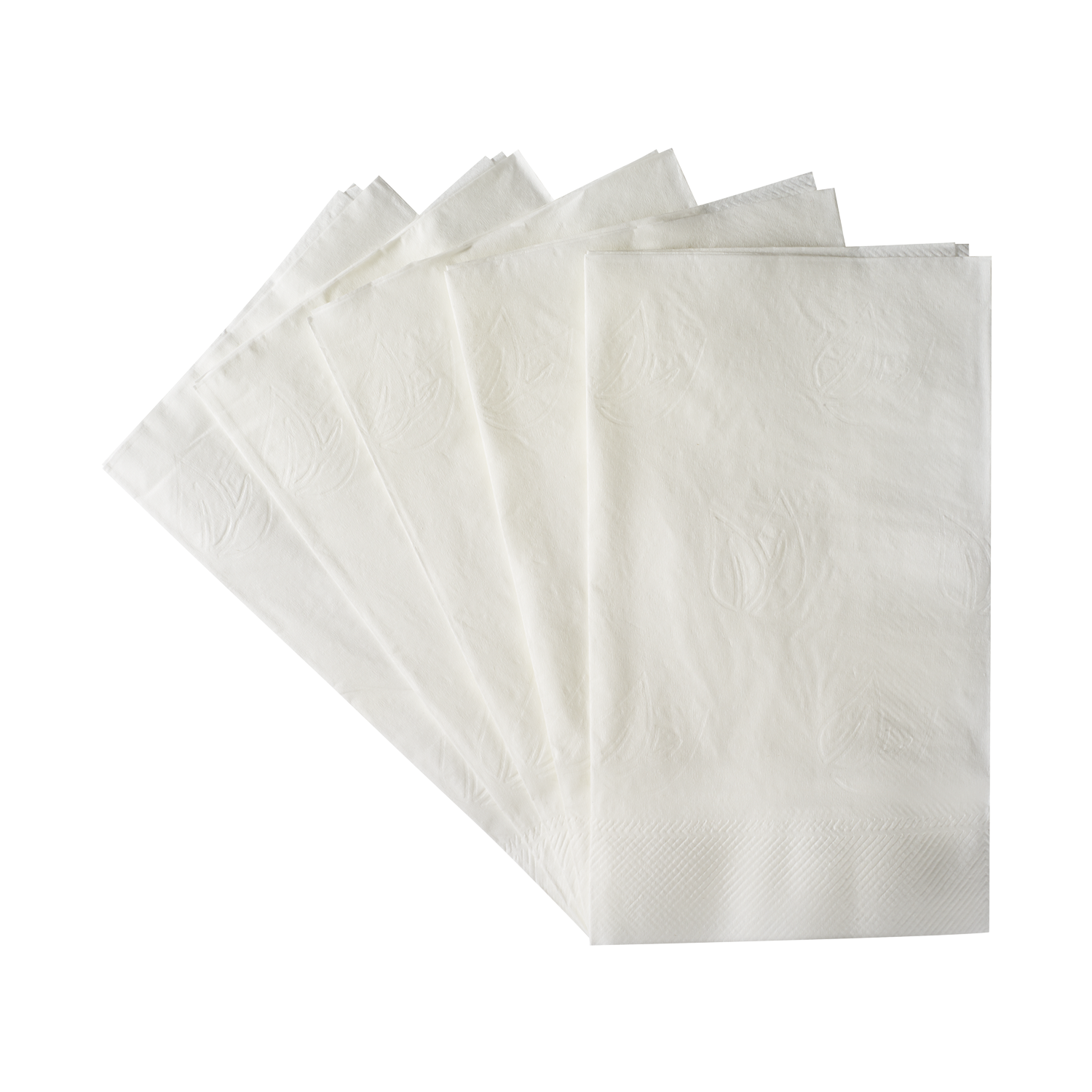 Wholesale 15"x17" 2 Ply Dinner Napkins White - 3,000 ct