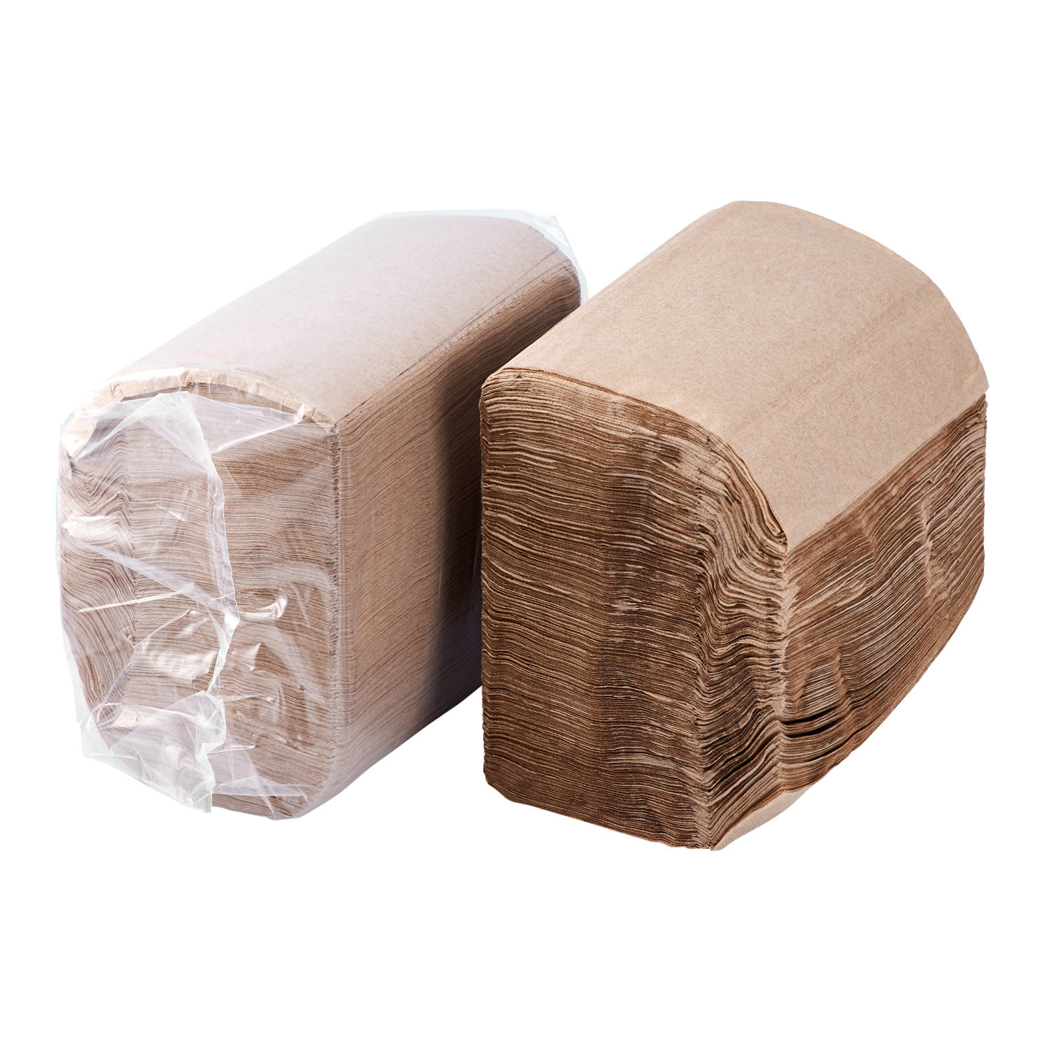 Wholesale 12"x13" Off-Fold Napkins - Kraft - 6,000 ct