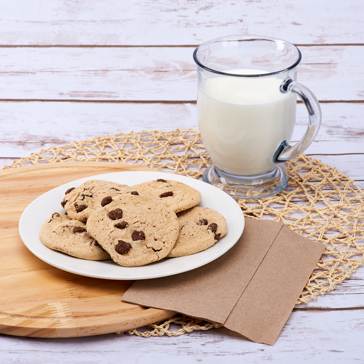 Wholesale 12"x13" Off-Fold Napkins - Kraft - 6,000 ct