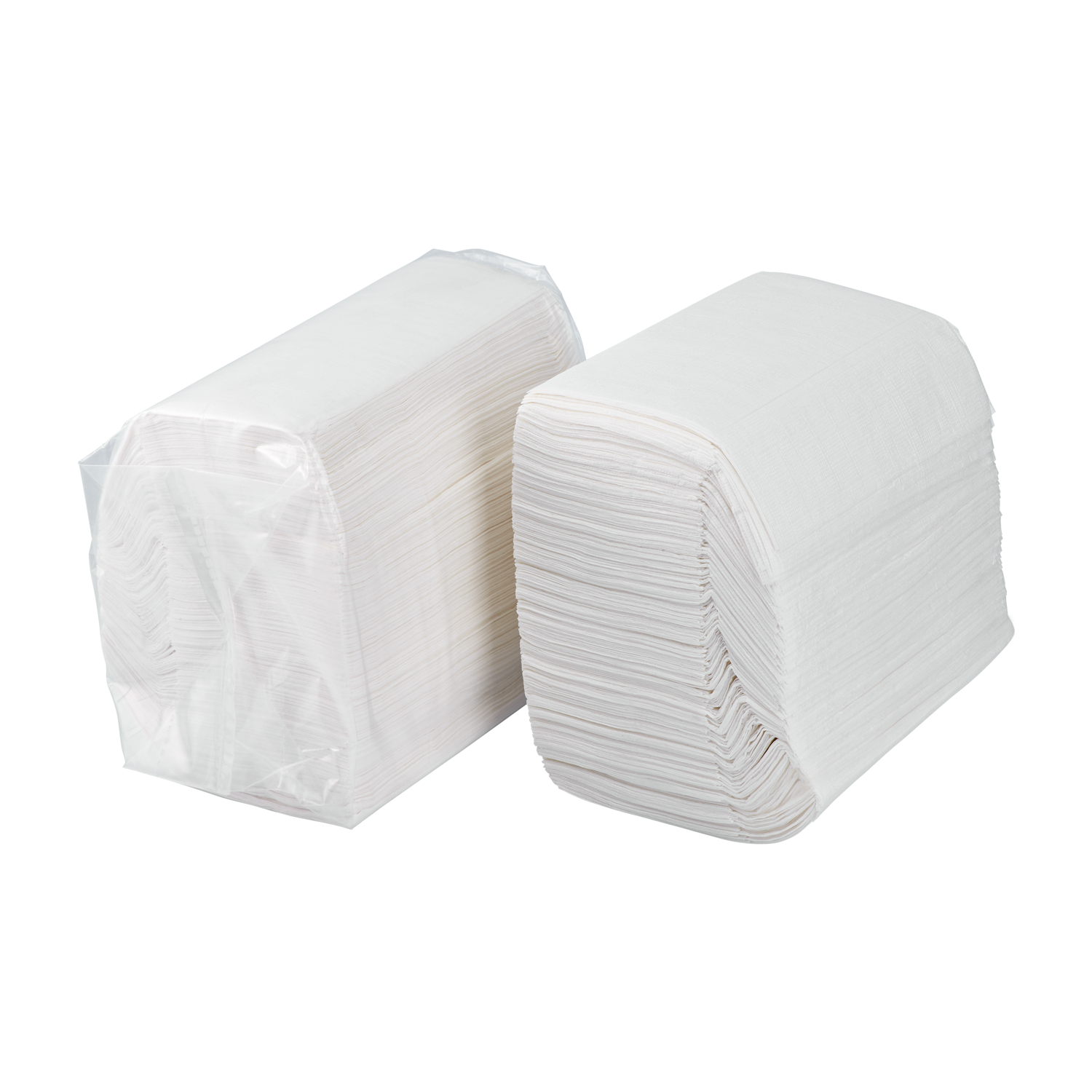 Wholesale 12"x13" Off-Fold Napkins White - 6,000 ct